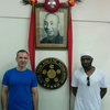 Sifu Garry Mckenzie with student Andy Cunningham at the Wing Tsun Athletic Association.