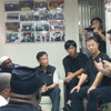 Speaking with Sifu Chau Lin Fat and Sifu Kong Chi Keung.