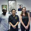 Sifu Garry Mckenzie, Sifu Donald Mak and Lisa Morgan.