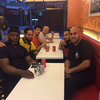 Sifu Shawn-Abdullah Sosanya, Tariq, Sifu Dawud Tsan, Michael, Sifu Sorwar Ahmed and Kamran enjoying a little timeout from training.