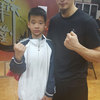 Sifu Dawud Tsan with one of Sifu Yip Jyu Jeh's students.