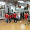 Training at Sim Wing Wing Chun School Fatsan China.
