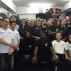 Group photo with Sifu Patrick Leung at his Wing Chun School in Jordan Hong Kong.