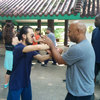 Sifu Sorwar Ahmed and Sifu Derek training POON SAU LOK SAU.