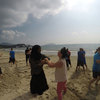 Training on the beach - Cheung Sha Beach on Lan Tau Island.
