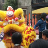 Lion dance at Fatsan ancestral temple.