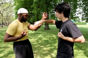 Sifu Garry McKenzie and Sifu David Play Dan Chi Sau