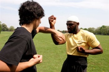 Sifu Garry McKenzie and Sifu David Play Dan Chi Sau