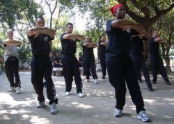 Chum Kui training at Kowloon Park, Hong Kong