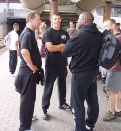 Waiting for a train heading to Sifu Frodes School in Hokksund, Norway